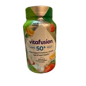 Vitafusion Men's 50+ Multivitamin Gummies 120 Each Exp. 04/2026.